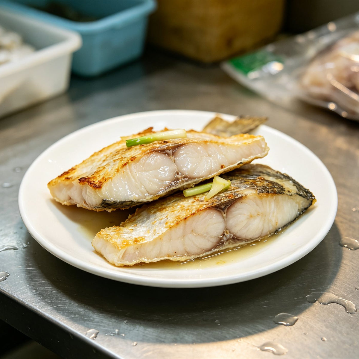 Fresh Grass Carp Fillet Slices
