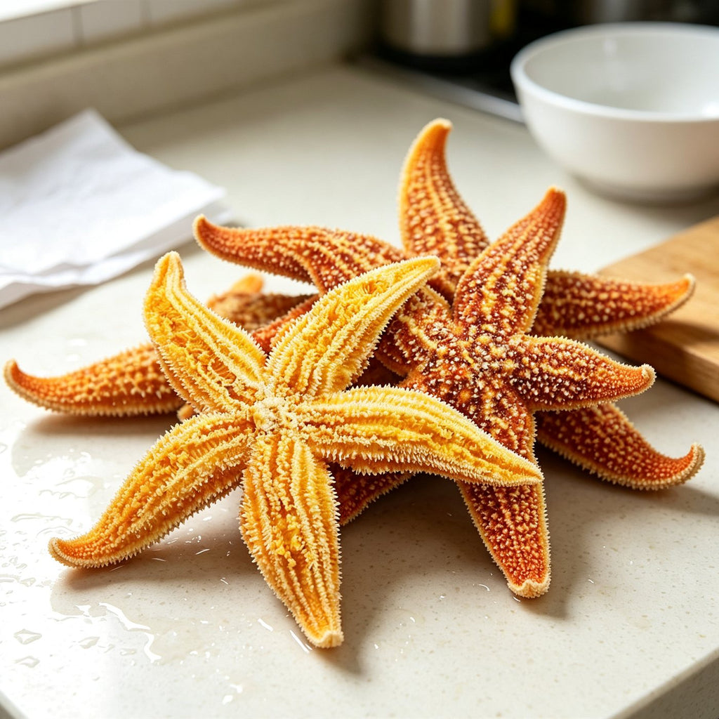 Fresh Golden Starfish Seafood