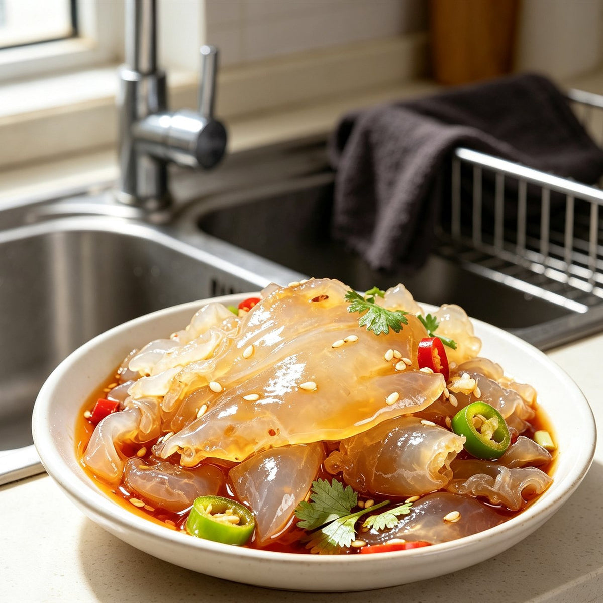 Chilled Shredded Jellyfish Salad