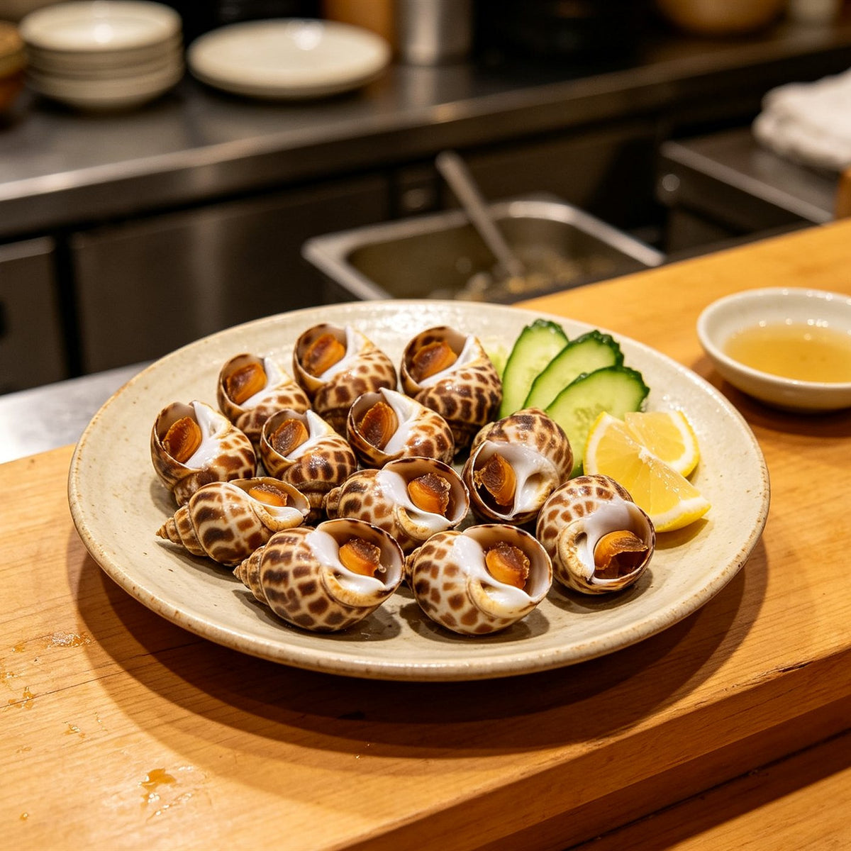 Fresh Spotted Sea Snails Delicacy
